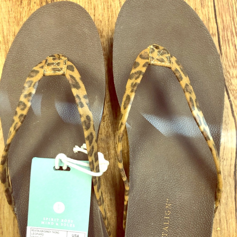Woman’s supportive fashion flip flops